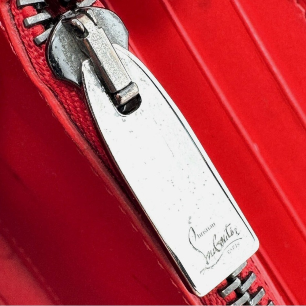 Christian Louboutin Blue Studded Wallet - Picture 10 of 11